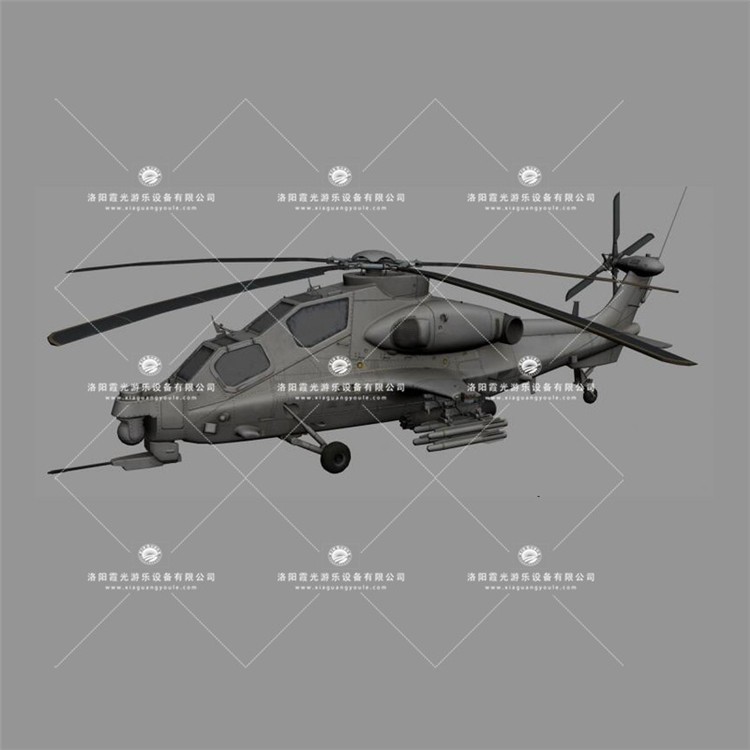 泉州武装直升机3D模型